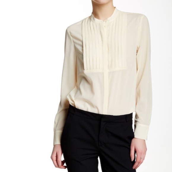 J. Crew Tops - J. Crew Drapey Tuxedo Top